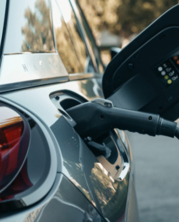 Electric vehicle at charging point | Electric Car Insurance | An Post Insurance