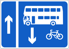 Contra-flow bus lane | An Post Insurance