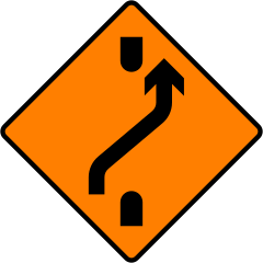 One-lane crossover road sign | An Post Insurance