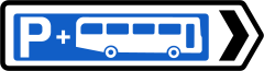 Park and ride direction road sign | Car Insurance | An Post Insurance